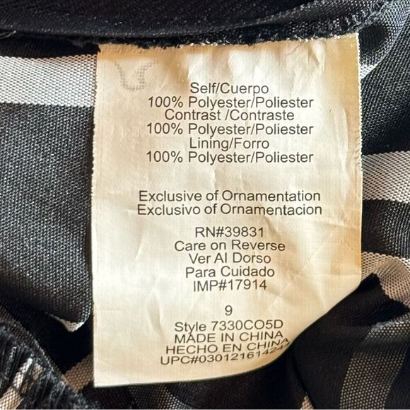 Sequin Hearts Black Plaid Dress size 9 - Picture 6 of 6